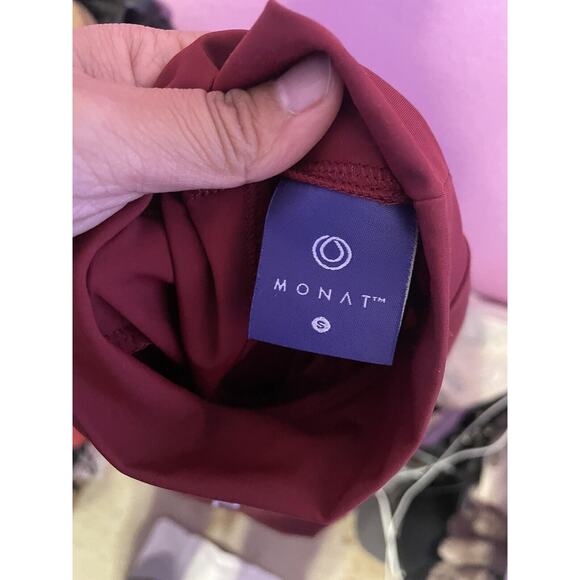 Monat longsleeve bodysuit maroon - Picture 4 of 6